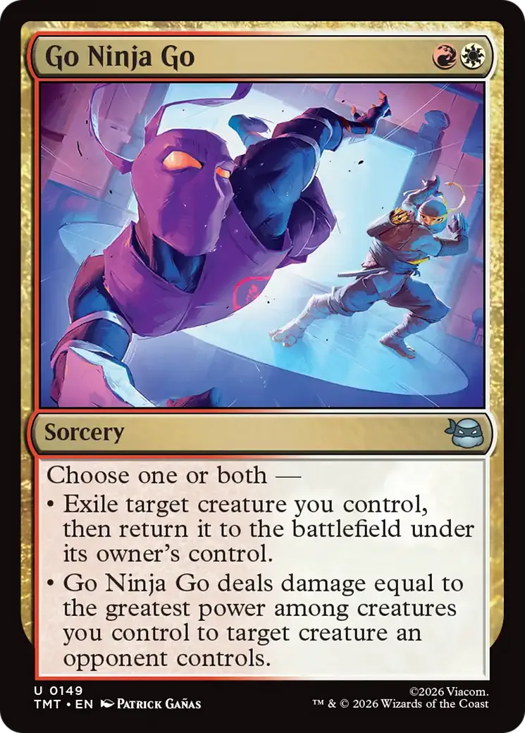 Go Ninja Go from Teenage Mutant Ninja Turtles - Magic: The Gathering
