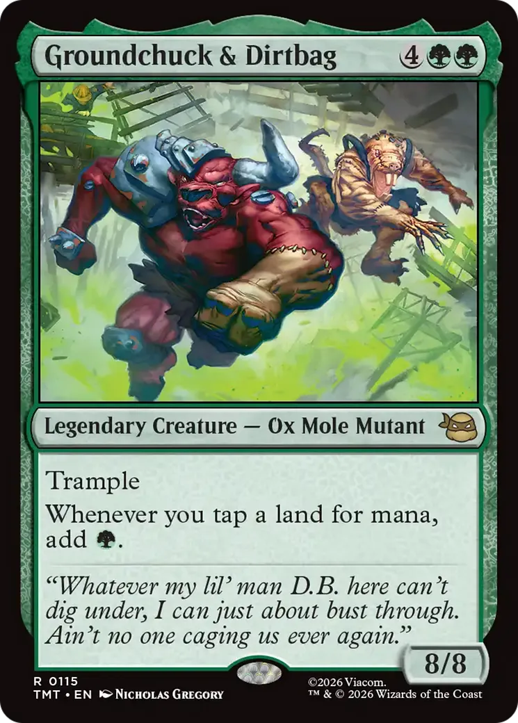 Grosse panse et Fleur de navet — Teenage Mutant Ninja Turtles — Magic: The Gathering