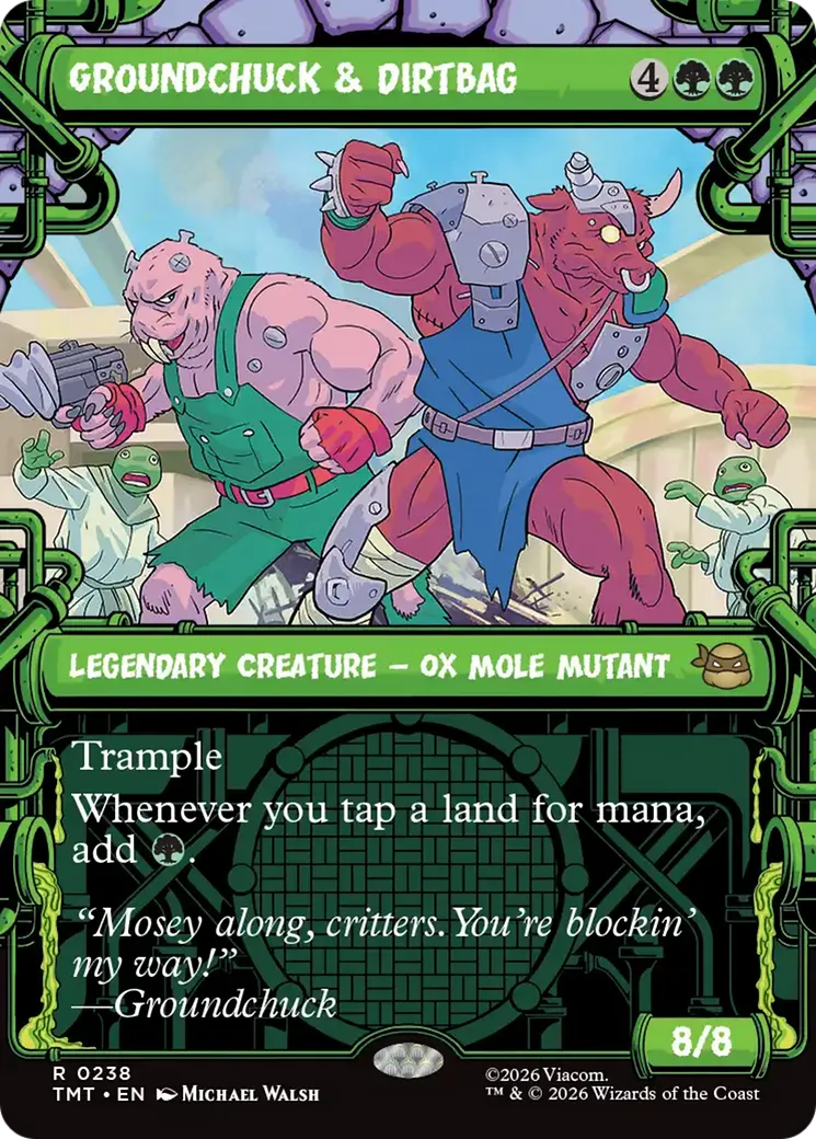Groundchuck & Dirtbag — Teenage Mutant Ninja Turtles — Magic: The Gathering