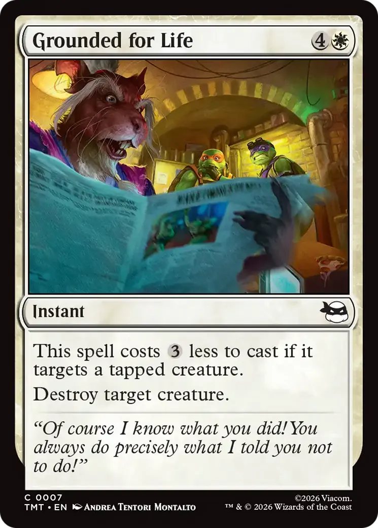 Grounded for Life — Teenage Mutant Ninja Turtles — Magic: The Gathering