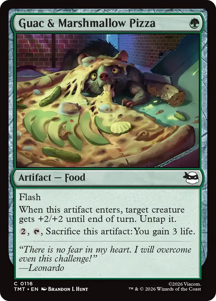 Guac & Marshmallow Pizza — Teenage Mutant Ninja Turtles — Magic: The Gathering