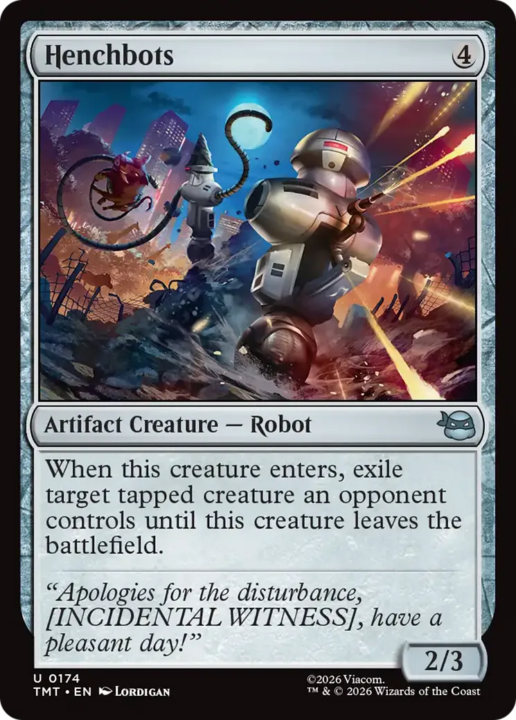 Sbires robots — Teenage Mutant Ninja Turtles — Magic: The Gathering
