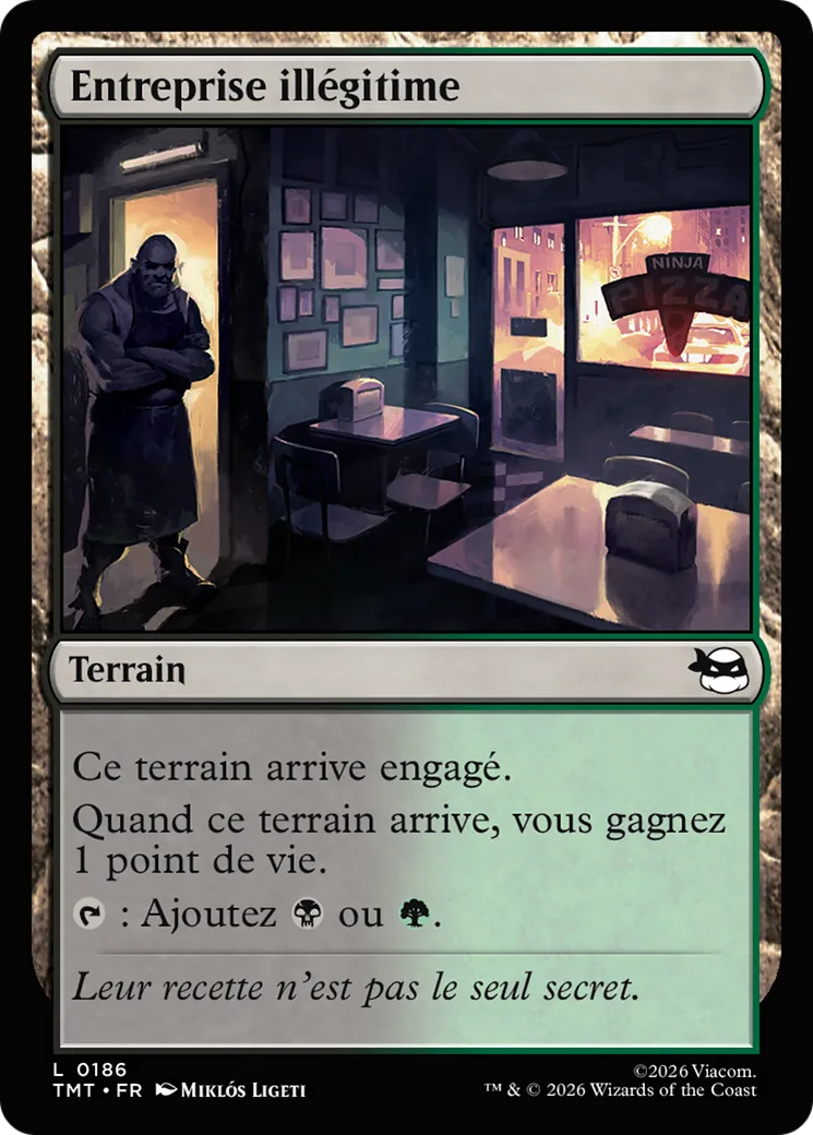 Entreprise illégitime — Teenage Mutant Ninja Turtles — Magic: The Gathering