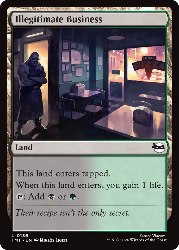 Entreprise illégitime — Teenage Mutant Ninja Turtles — Magic: The Gathering
