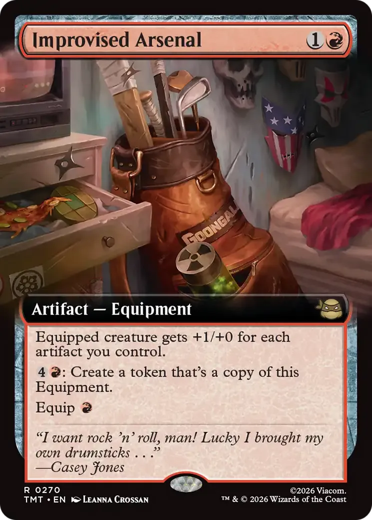 Improvised Arsenal — Teenage Mutant Ninja Turtles — Magic: The Gathering