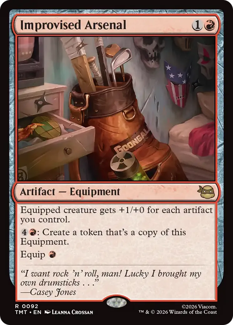 Improvised Arsenal — Teenage Mutant Ninja Turtles — Magic: The Gathering