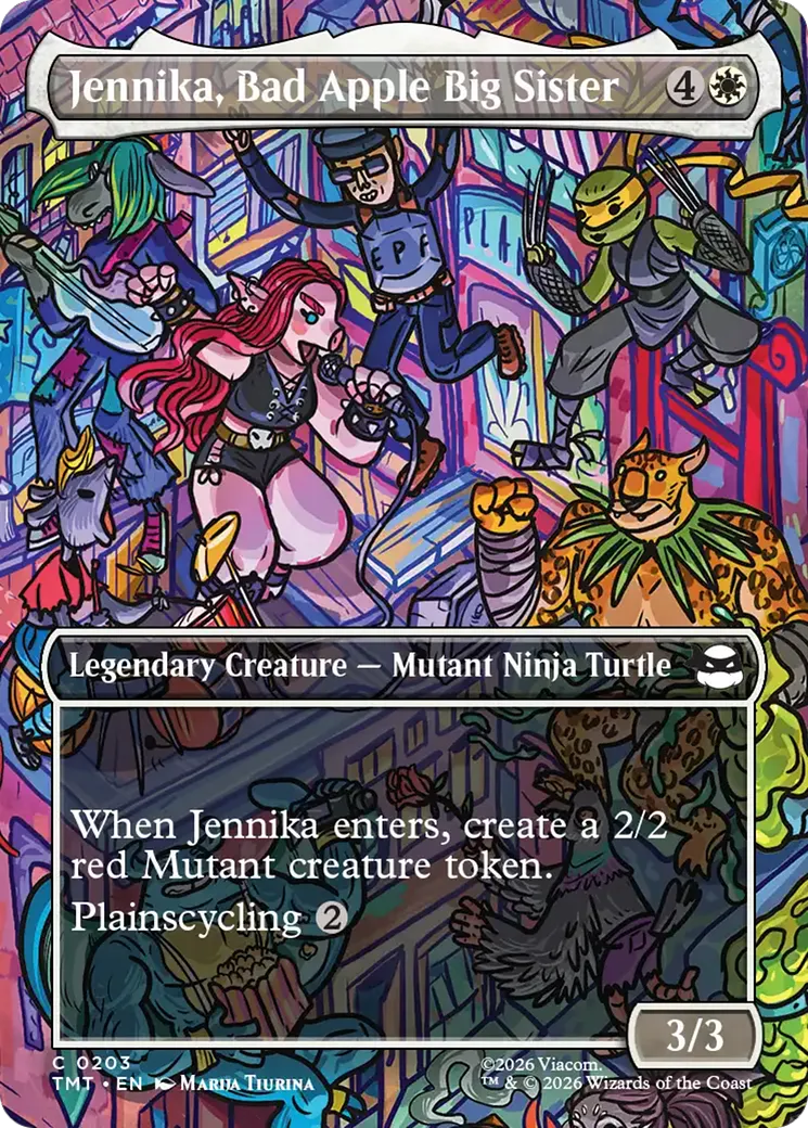 Jennika, Bad Apple Big Sister — Teenage Mutant Ninja Turtles — Magic: The Gathering