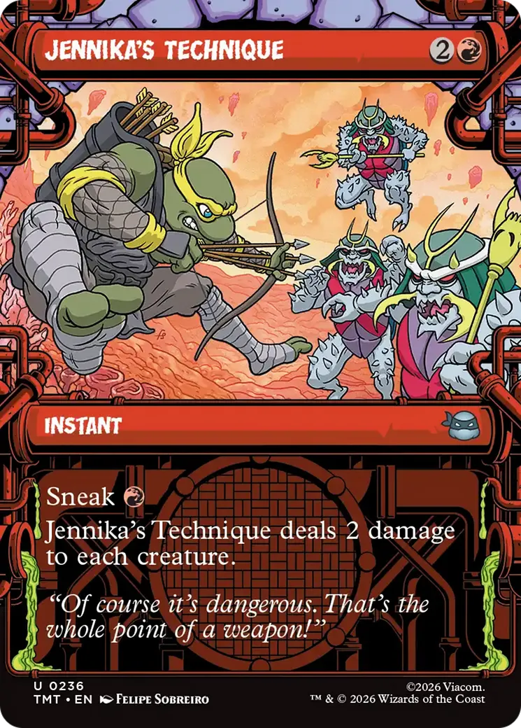 Technique de Jennika — Teenage Mutant Ninja Turtles — Magic: The Gathering