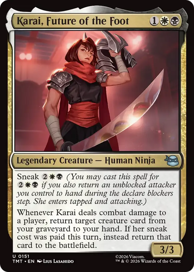 Karai, Future of the Foot — Teenage Mutant Ninja Turtles — Magic: The Gathering