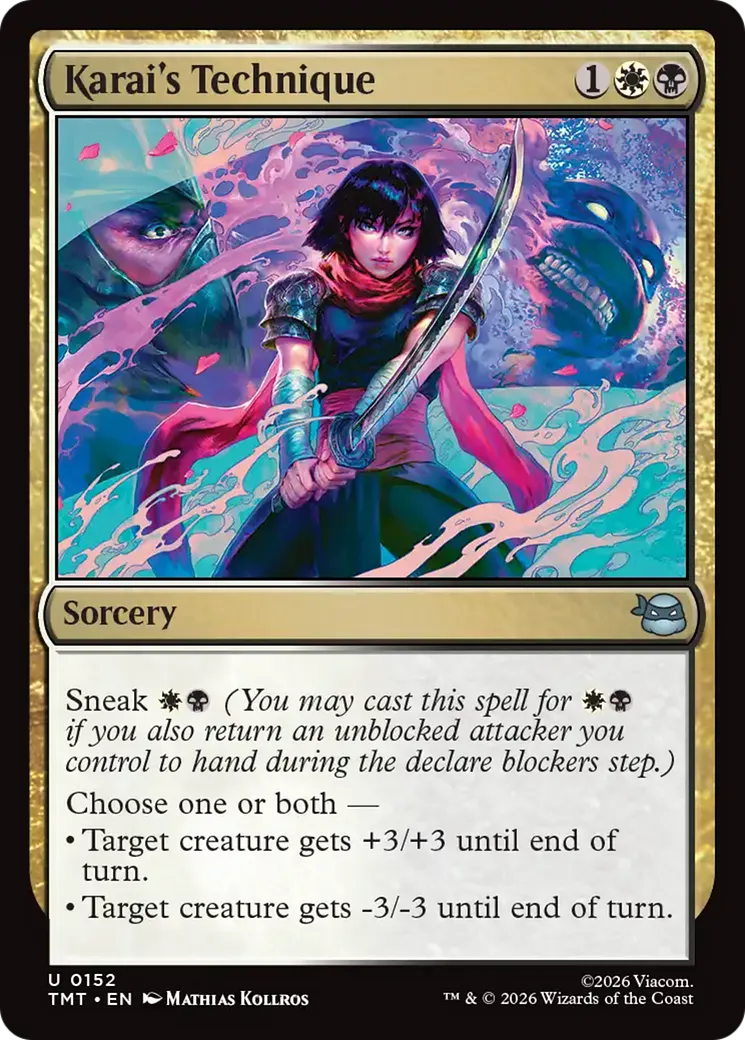 Karai's Technique — Teenage Mutant Ninja Turtles — Magic: The Gathering