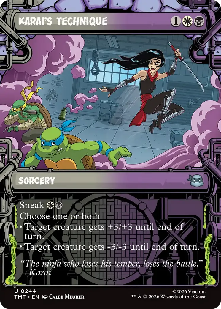 Technique de Karai — Teenage Mutant Ninja Turtles — Magic: The Gathering