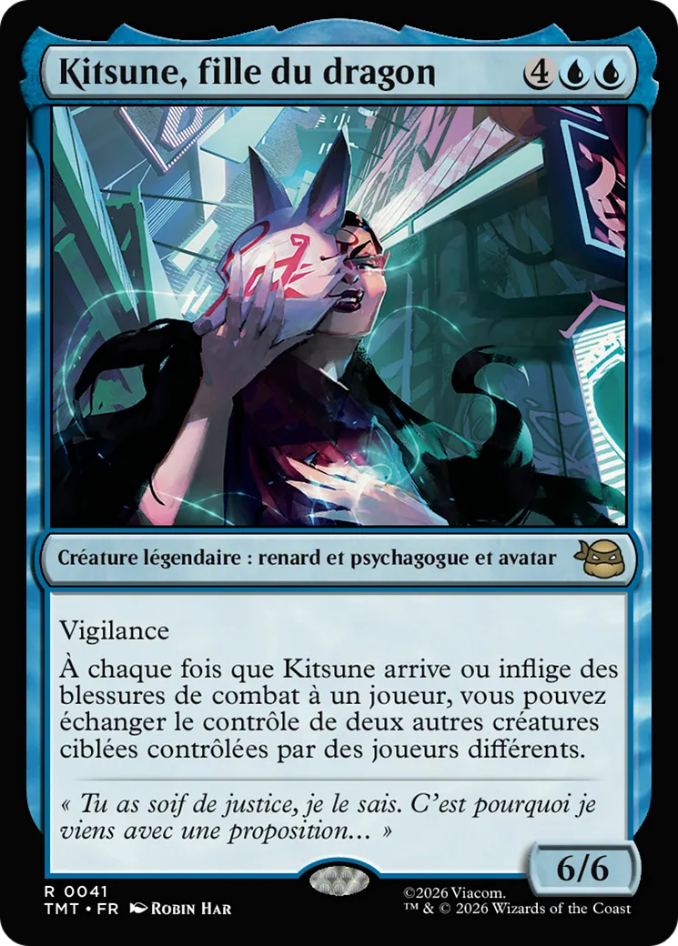 Kitsune, fille du dragon — Teenage Mutant Ninja Turtles — Magic: The Gathering