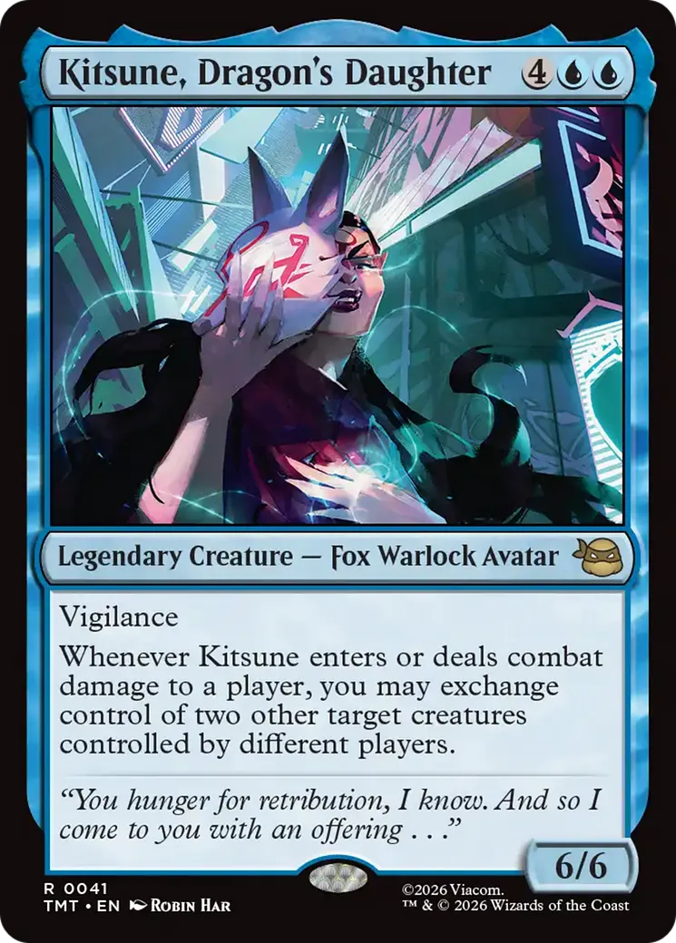 Kitsune, fille du dragon — Teenage Mutant Ninja Turtles — Magic: The Gathering