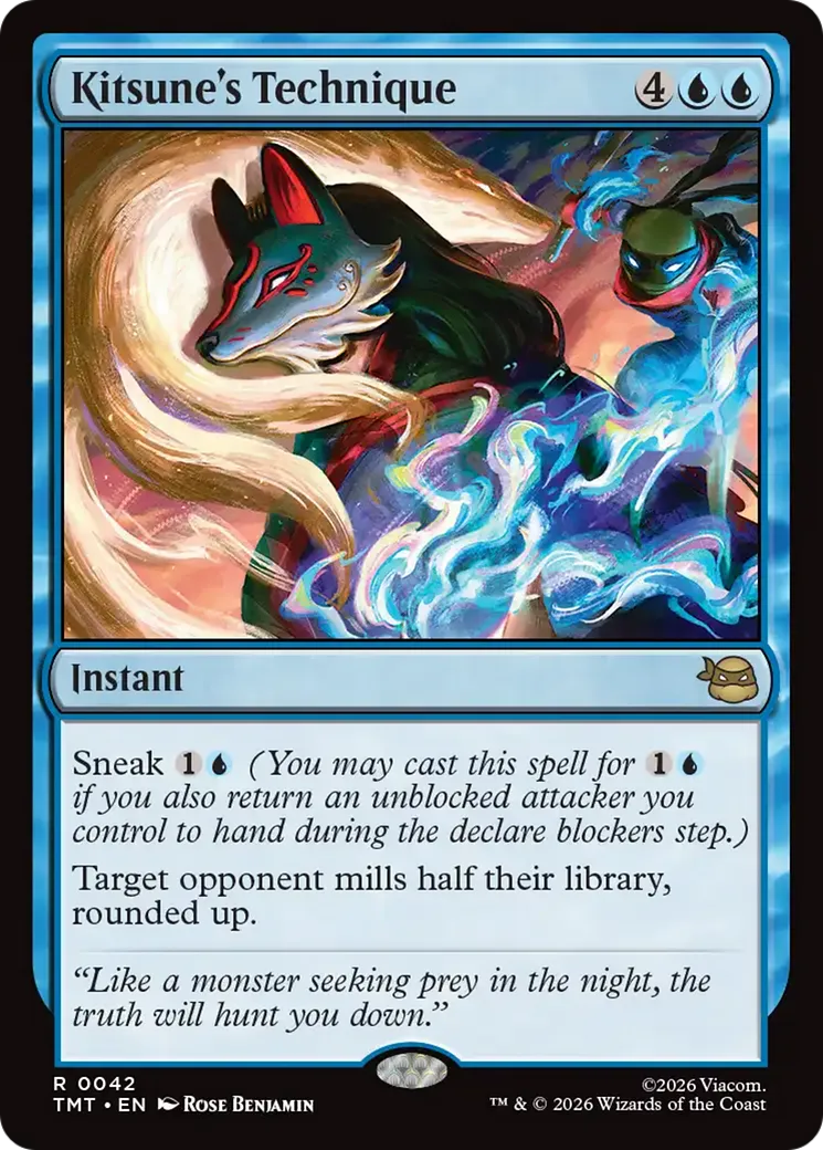 Kitsune's Technique — Teenage Mutant Ninja Turtles — Magic: The Gathering