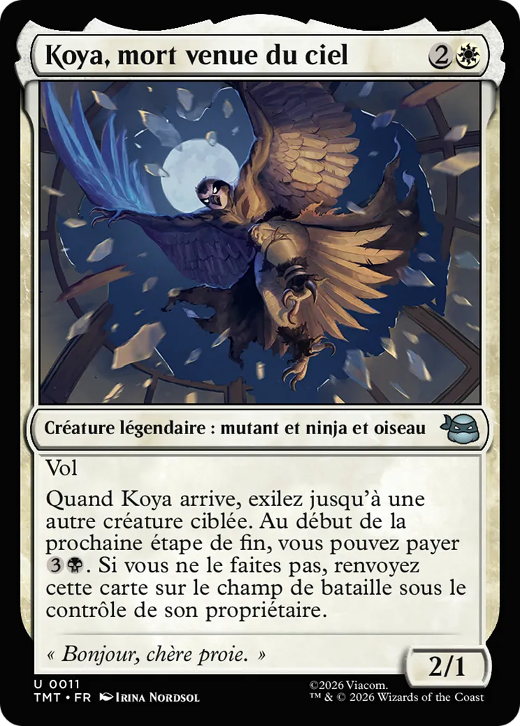 Koya, mort venue du ciel — Teenage Mutant Ninja Turtles — Magic: The Gathering
