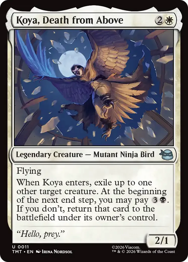 Koya, mort venue du ciel — Teenage Mutant Ninja Turtles — Magic: The Gathering