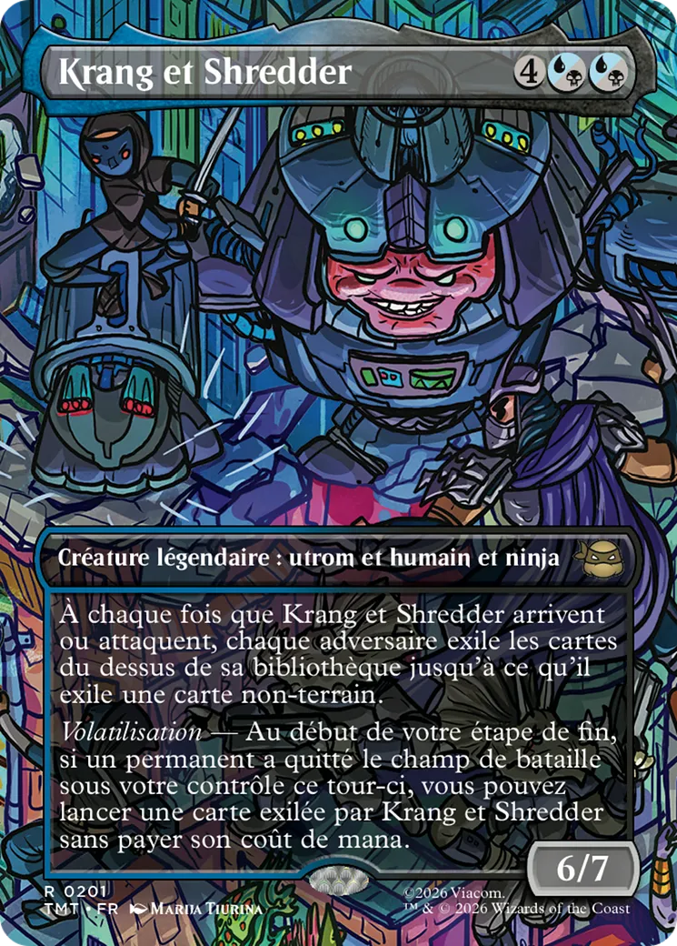 Krang et Shredder — Teenage Mutant Ninja Turtles — Magic: The Gathering
