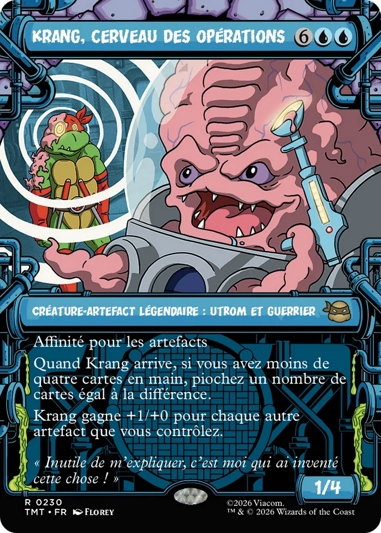 Krang, cerveau des opérations — Teenage Mutant Ninja Turtles — Magic: The Gathering
