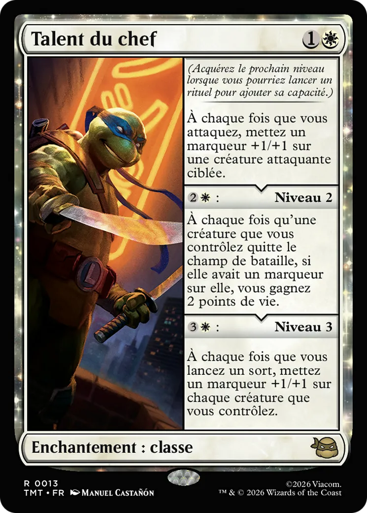 Talent du chef — Teenage Mutant Ninja Turtles — Magic: The Gathering
