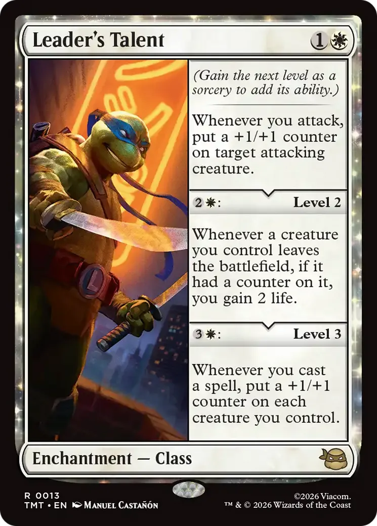 Leader's Talent — Teenage Mutant Ninja Turtles — Magic: The Gathering