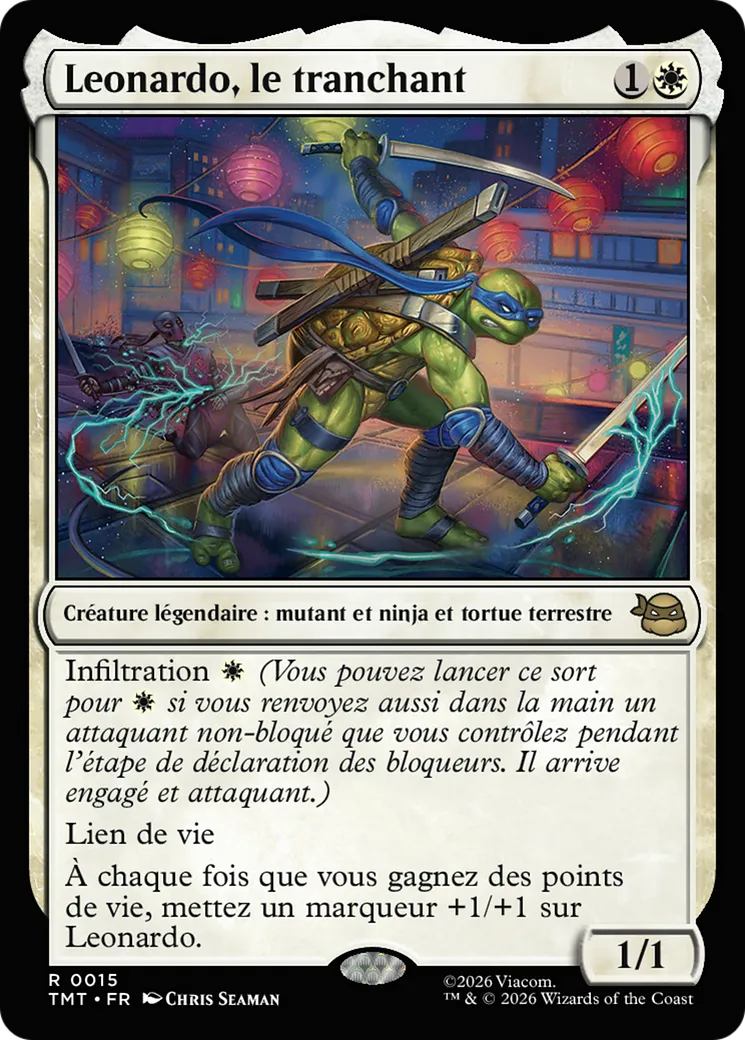 Leonardo, le tranchant — Teenage Mutant Ninja Turtles — Magic: The Gathering