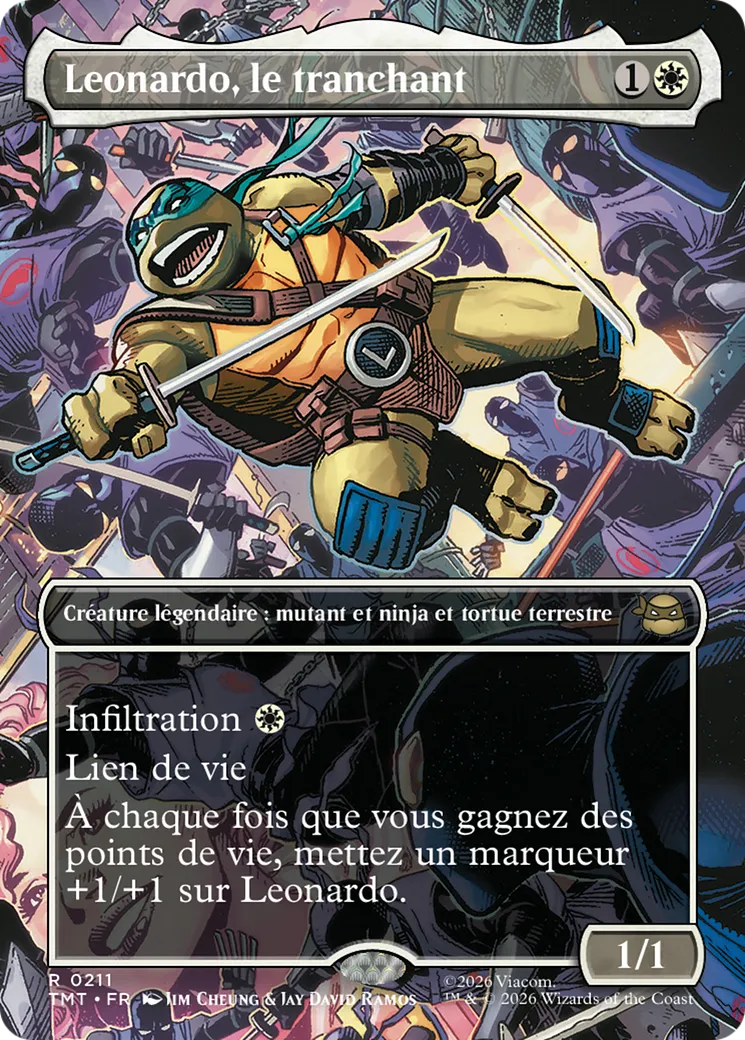 Leonardo, le tranchant — Teenage Mutant Ninja Turtles — Magic: The Gathering