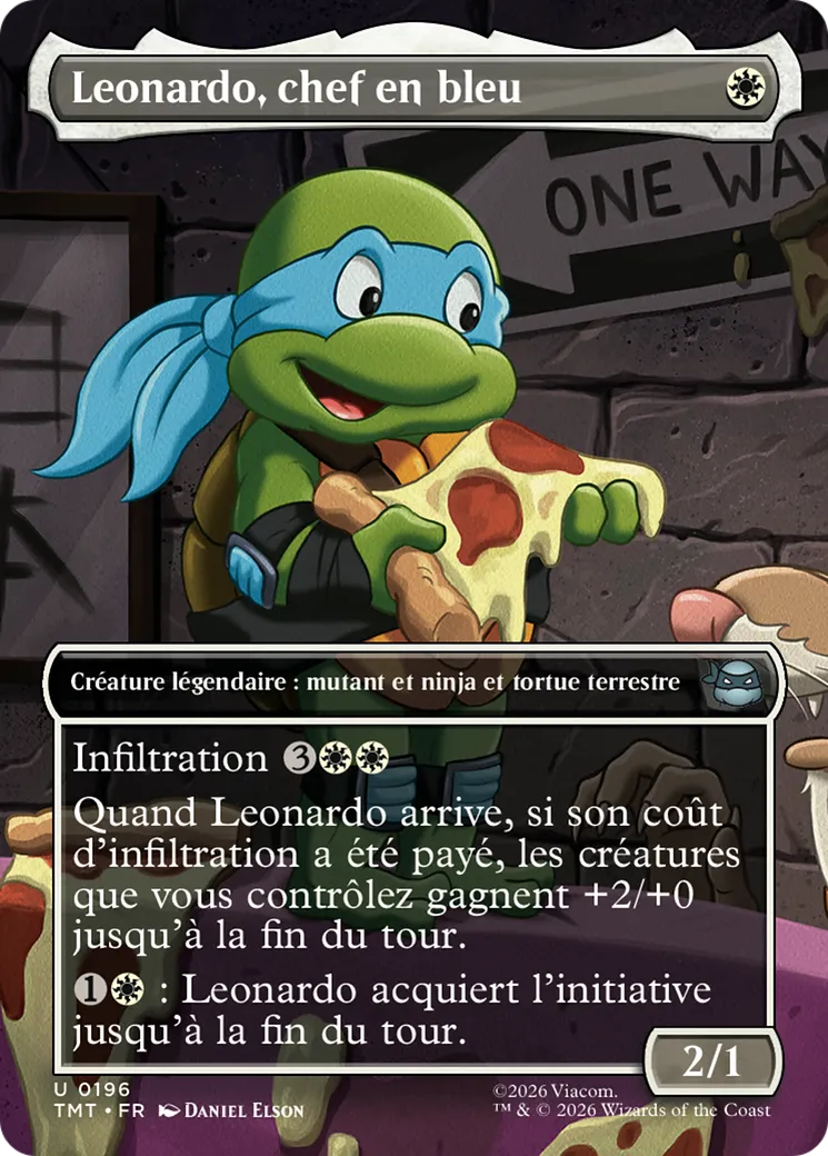 Leonardo, chef en bleu — Teenage Mutant Ninja Turtles — Magic: The Gathering