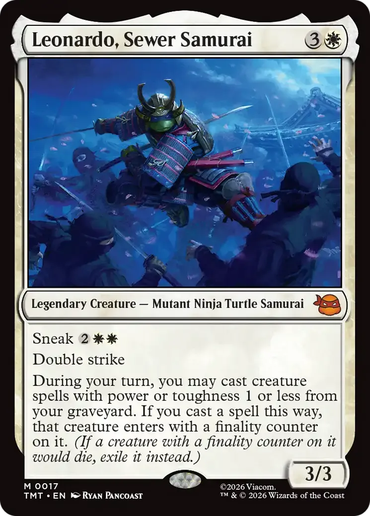 Leonardo, Sewer Samurai — Teenage Mutant Ninja Turtles — Magic: The Gathering