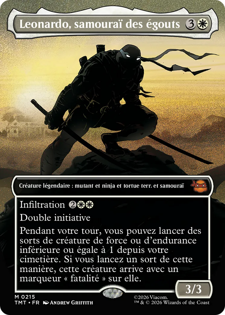 Leonardo, samouraï des égouts — Teenage Mutant Ninja Turtles — Magic: The Gathering