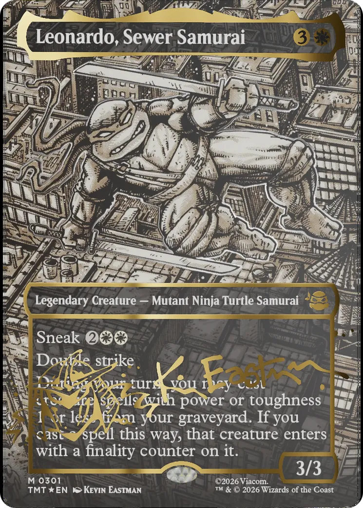 Leonardo, Sewer Samurai — Teenage Mutant Ninja Turtles — Magic: The Gathering