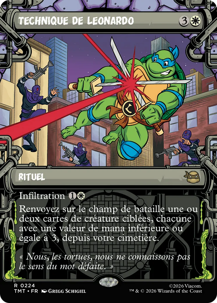 Technique de Leonardo — Teenage Mutant Ninja Turtles — Magic: The Gathering