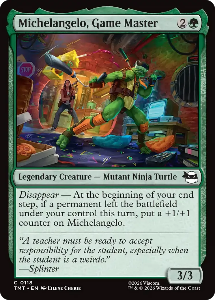 Michelangelo, maître du jeu — Teenage Mutant Ninja Turtles — Magic: The Gathering