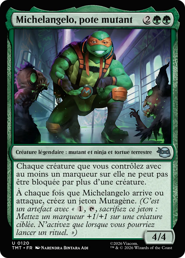 Michelangelo, pote mutant — Teenage Mutant Ninja Turtles — Magic: The Gathering