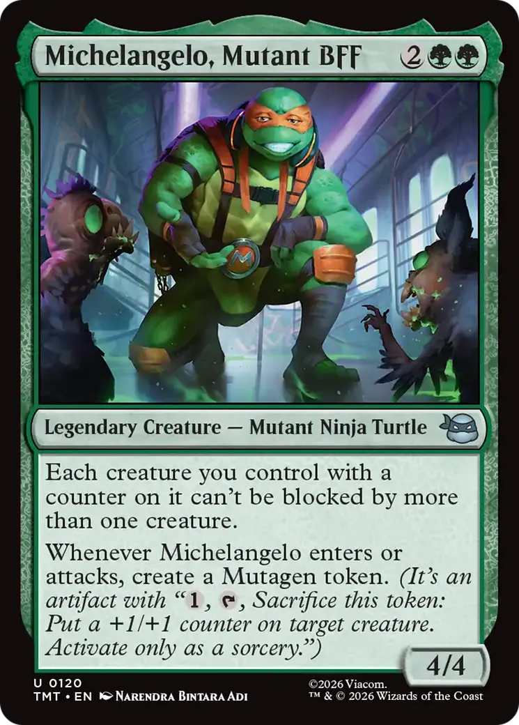 Michelangelo, Mutant BFF — Teenage Mutant Ninja Turtles — Magic: The Gathering