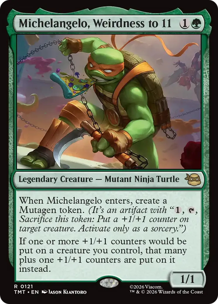 Michelangelo, Weirdness to 11 — Teenage Mutant Ninja Turtles — Magic: The Gathering