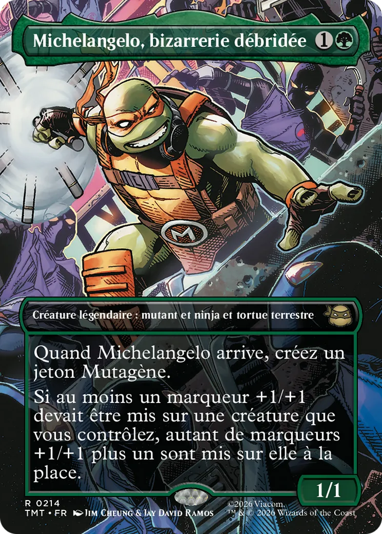 Michelangelo, bizarrerie débridée — Teenage Mutant Ninja Turtles — Magic: The Gathering