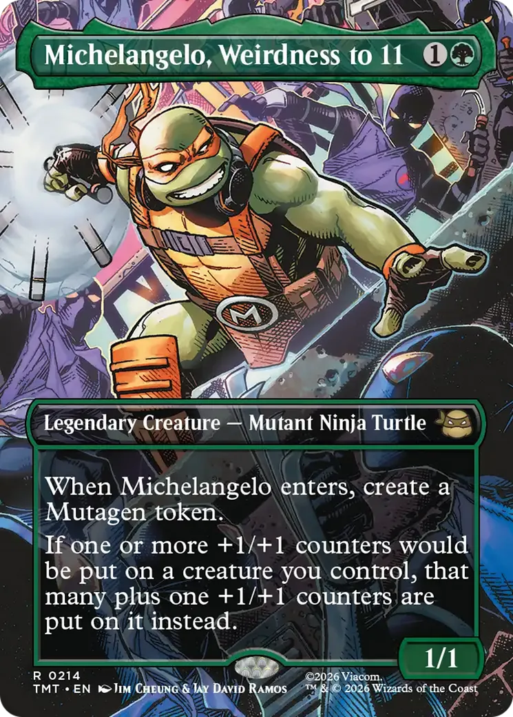 Michelangelo, Weirdness to 11 — Teenage Mutant Ninja Turtles — Magic: The Gathering
