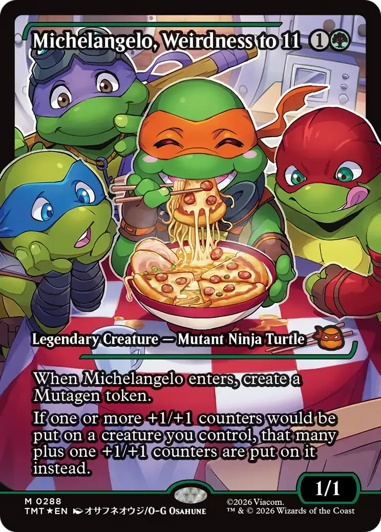Michelangelo, bizarrerie débridée — Teenage Mutant Ninja Turtles — Magic: The Gathering