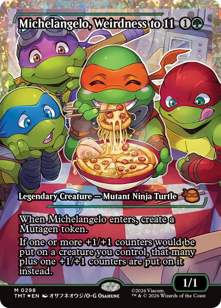 Michelangelo, Weirdness to 11 — Teenage Mutant Ninja Turtles — Magic: The Gathering