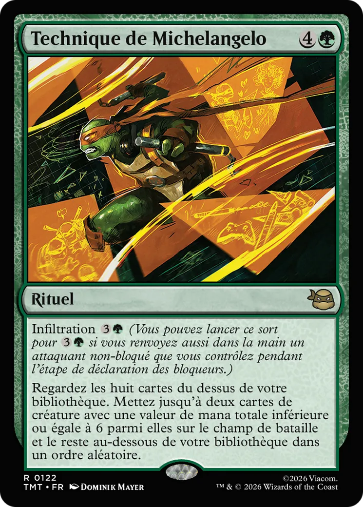 Technique de Michelangelo — Teenage Mutant Ninja Turtles — Magic: The Gathering