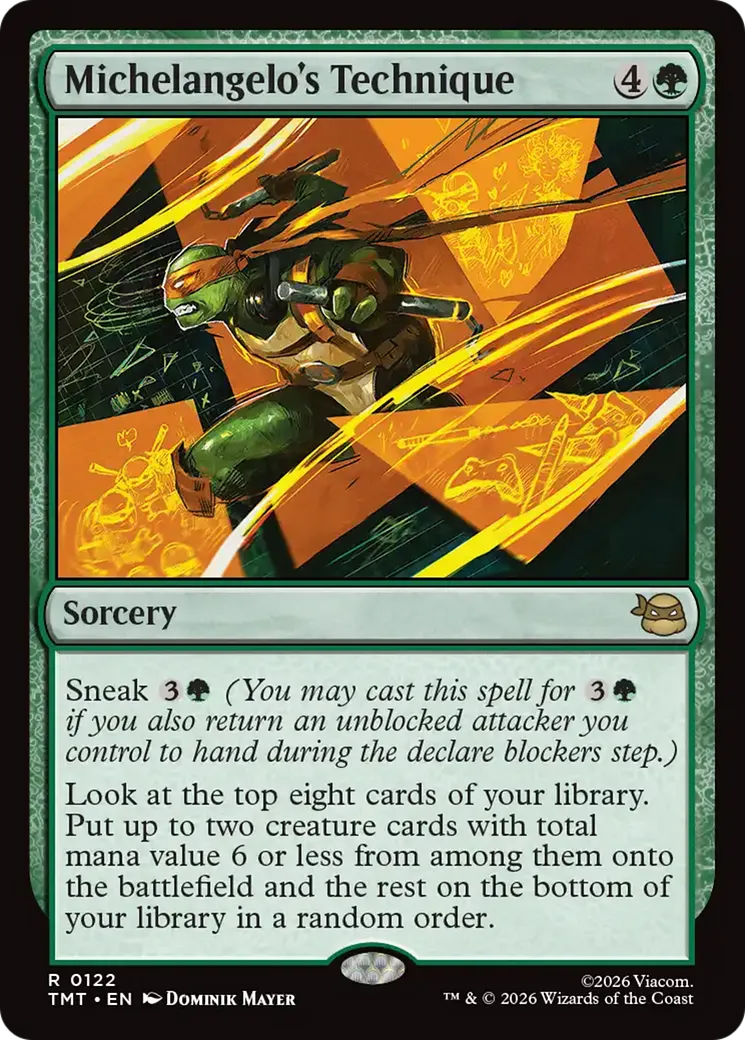 Michelangelo's Technique — Teenage Mutant Ninja Turtles — Magic: The Gathering