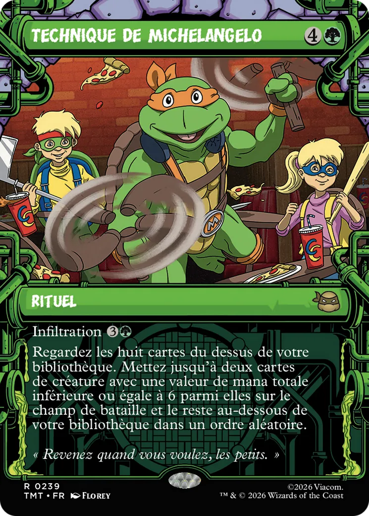 Technique de Michelangelo — Teenage Mutant Ninja Turtles — Magic: The Gathering