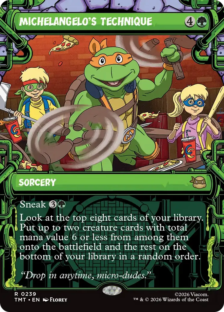 Michelangelo's Technique — Teenage Mutant Ninja Turtles — Magic: The Gathering