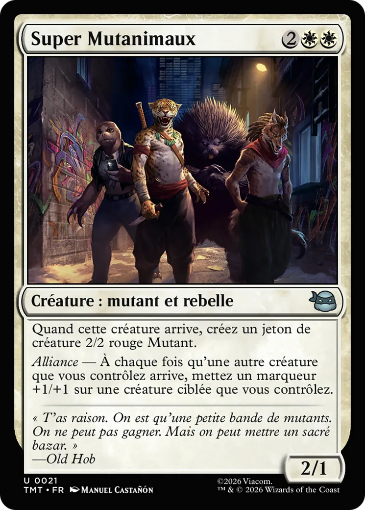 Super Mutanimaux — Teenage Mutant Ninja Turtles — Magic: The Gathering
