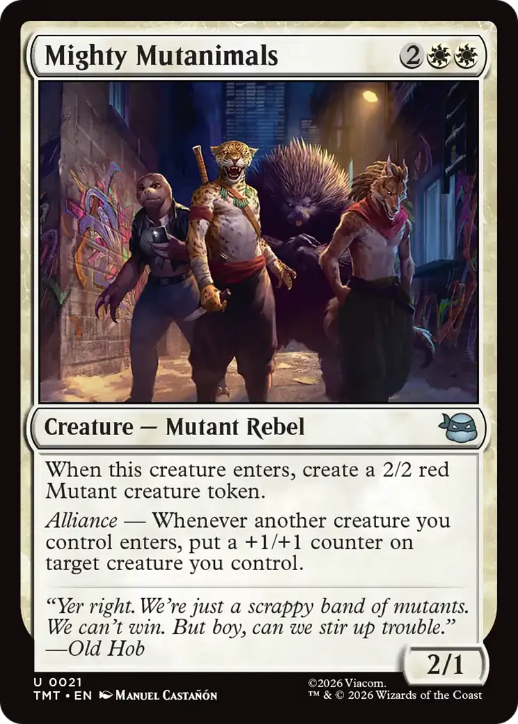 Super Mutanimaux — Teenage Mutant Ninja Turtles — Magic: The Gathering