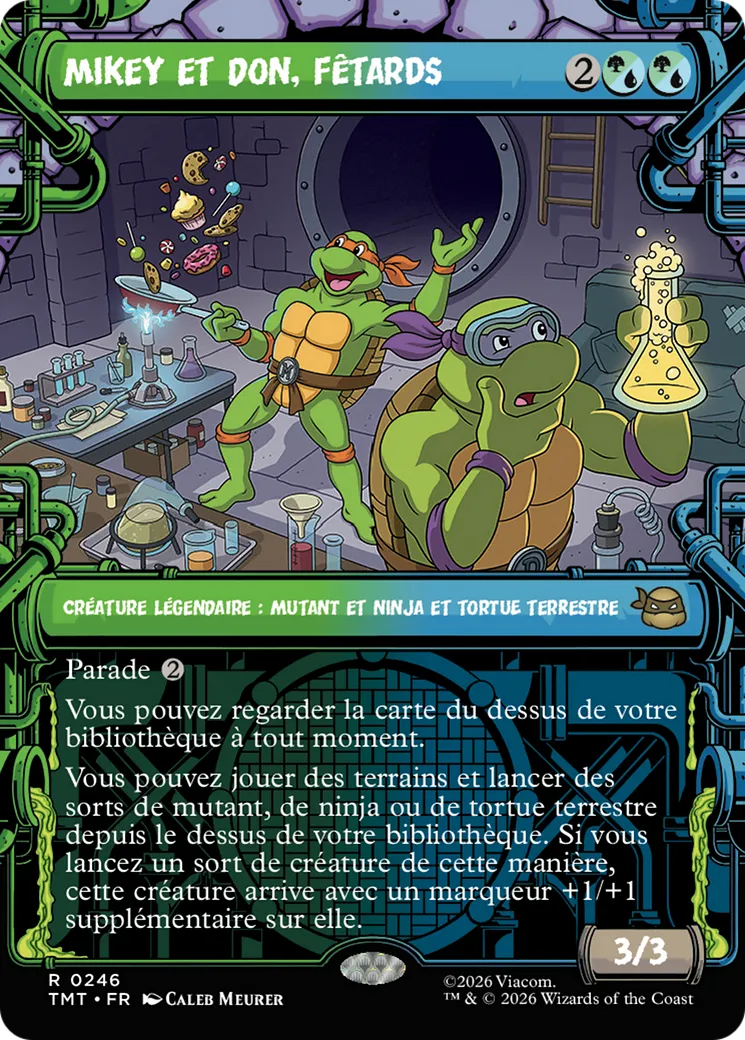 Mikey et Don, fêtards — Teenage Mutant Ninja Turtles — Magic: The Gathering