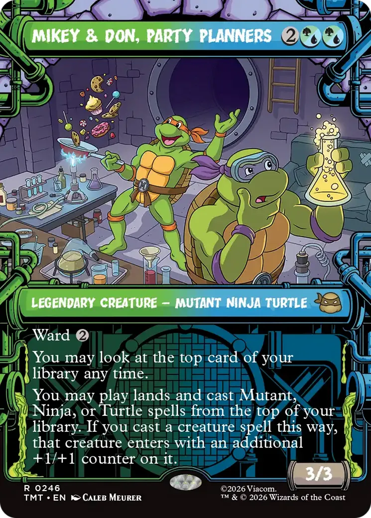 Mikey & Don, Party Planners — Teenage Mutant Ninja Turtles — Magic: The Gathering