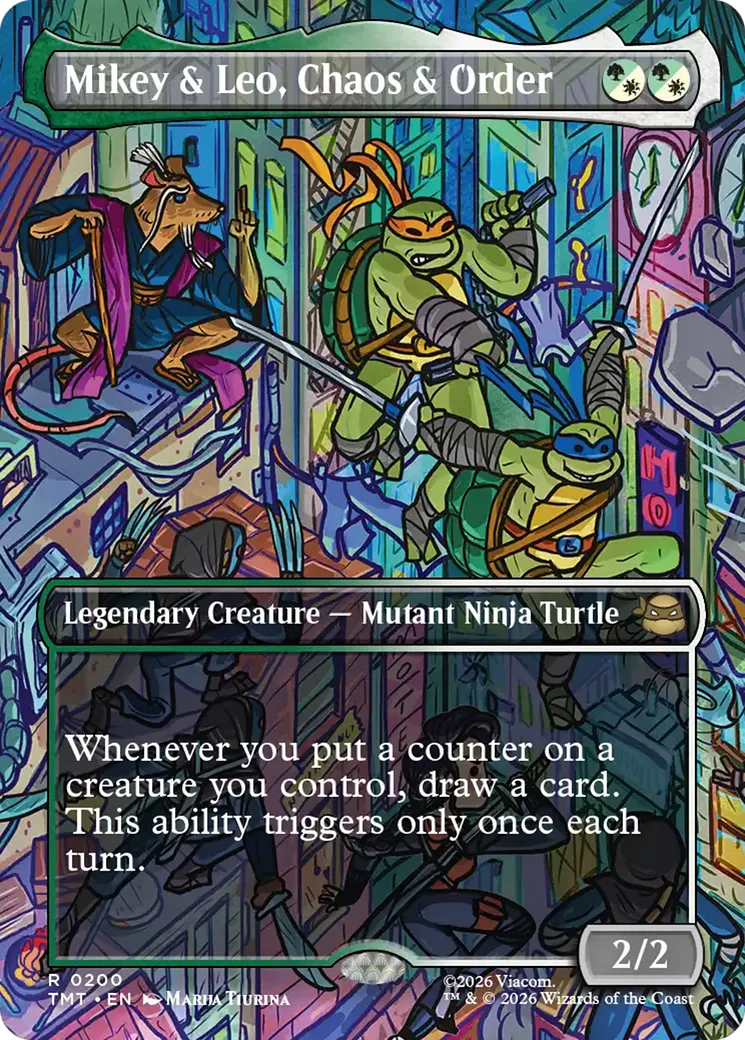 Mikey & Leo, Chaos & Order — Teenage Mutant Ninja Turtles — Magic: The Gathering