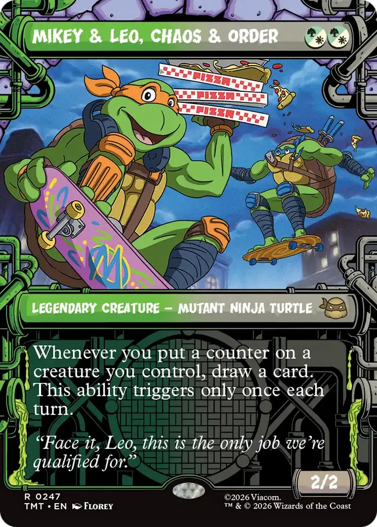 Mikey & Leo, Chaos & Order — Teenage Mutant Ninja Turtles — Magic: The Gathering