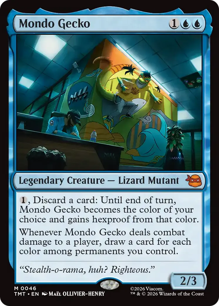 Mondo Gecko — Teenage Mutant Ninja Turtles — Magic: The Gathering